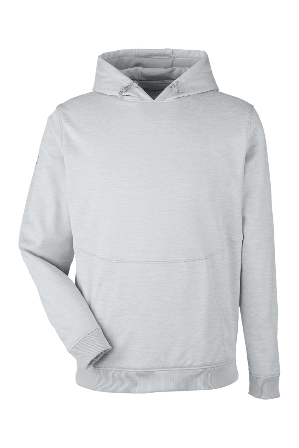 Under Armour 1370379 Mens Storm Armourfleece Water Resistant Hooded Sweatshirt Hoodie w/ Pouch Pocket Mod Grey Flat Front