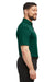 Under Armour 1370399 Mens Tech Moisture Wicking Short Sleeve Polo Shirt Forest Green Model Side