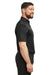 Under Armour 1370399 Mens Tech Moisture Wicking Short Sleeve Polo Shirt Black Model Side