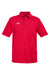 Under Armour 1370399 Mens Tech Moisture Wicking Short Sleeve Polo Shirt Red Flat Front