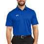Under Armour Mens Tech Moisture Wicking Short Sleeve Polo Shirt - Royal Blue - NEW