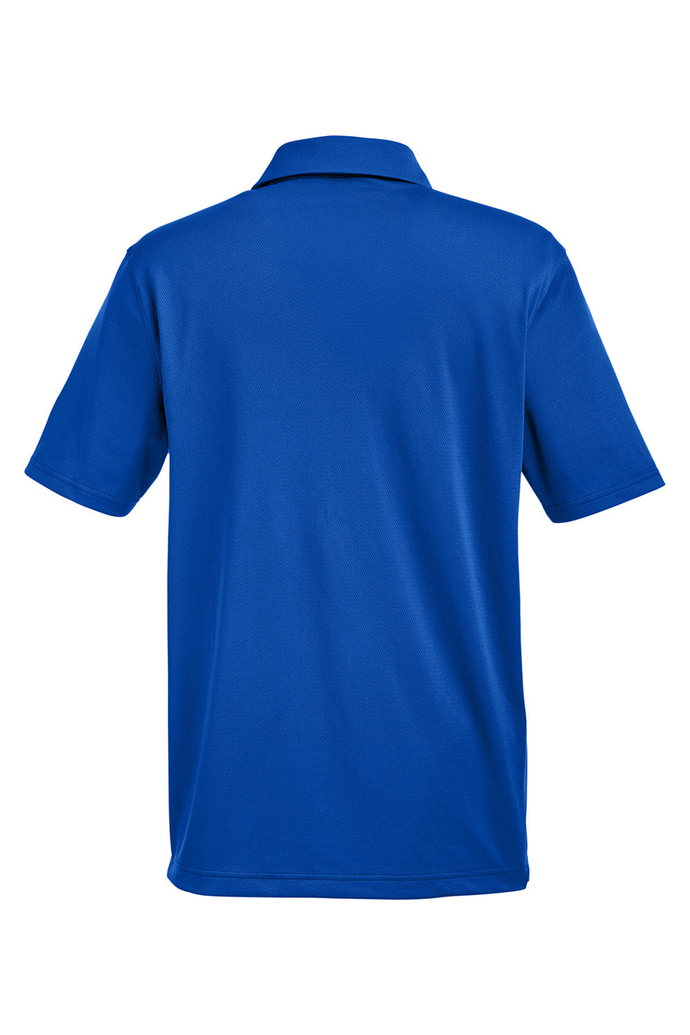 Under Armour 1370399 Mens Tech Moisture Wicking Short Sleeve Polo Shirt Royal Blue Flat Back