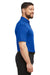 Under Armour 1370399 Mens Tech Moisture Wicking Short Sleeve Polo Shirt Royal Blue Model Side