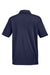 Under Armour 1370399 Mens Tech Moisture Wicking Short Sleeve Polo Shirt Midnight Navy Blue Flat Back