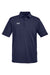 Under Armour 1370399 Mens Tech Moisture Wicking Short Sleeve Polo Shirt Midnight Navy Blue Flat Front