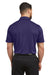 Under Armour 1370399 Mens Tech Moisture Wicking Short Sleeve Polo Shirt Purple Model Back