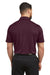 Under Armour 1370399 Mens Tech Moisture Wicking Short Sleeve Polo Shirt Maroon Model Back