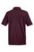 Under Armour 1370399 Mens Tech Moisture Wicking Short Sleeve Polo Shirt Maroon Flat Back