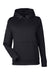 Under Armour 1370425 Womens Storm Armourfleece Water Resistant Hooded Sweatshirt Hoodie w/ Pouch Pocket Black Flat Front