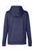Under Armour 1370425 Womens Storm Armourfleece Water Resistant Hooded Sweatshirt Hoodie w/ Pouch Pocket Midnight Navy Blue Flat Back