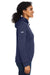 Under Armour 1370425 Womens Storm Armourfleece Water Resistant Hooded Sweatshirt Hoodie Midnight Navy Blue Model Side