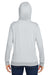 Under Armour 1370425 Womens Storm Armourfleece Water Resistant Hooded Sweatshirt Hoodie w/ Pouch Pocket Mod Grey Model Back