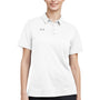 Under Armour Womens Tech Moisture Wicking Short Sleeve Polo Shirt - White - NEW