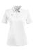 Under Armour 1370431 Womens Tech Moisture Wicking Short Sleeve Polo Shirt White Flat Front