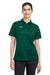 Under Armour 1370431 Womens Tech Moisture Wicking Short Sleeve Polo Shirt Forest Green Model Front