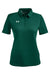 Under Armour 1370431 Womens Tech Moisture Wicking Short Sleeve Polo Shirt Forest Green Flat Front