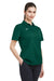 Under Armour 1370431 Womens Tech Moisture Wicking Short Sleeve Polo Shirt Forest Green Model 3Q