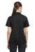 Under Armour 1370431 Womens Tech Moisture Wicking Short Sleeve Polo Shirt Black Model Back