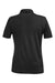 Under Armour 1370431 Womens Tech Moisture Wicking Short Sleeve Polo Shirt Black Flat Back
