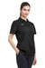 Under Armour 1370431 Womens Tech Moisture Wicking Short Sleeve Polo Shirt Black Model 3Q