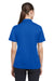 Under Armour 1370431 Womens Tech Moisture Wicking Short Sleeve Polo Shirt Royal Blue Model Back