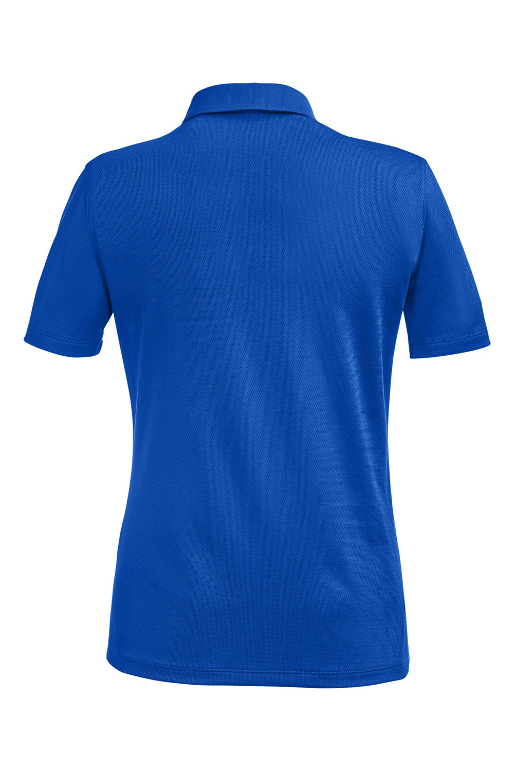 Under Armour 1370431 Womens Tech Moisture Wicking Short Sleeve Polo Shirt Royal Blue Flat Back