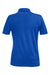 Under Armour 1370431 Womens Tech Moisture Wicking Short Sleeve Polo Shirt Royal Blue Flat Back