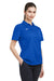 Under Armour 1370431 Womens Tech Moisture Wicking Short Sleeve Polo Shirt Royal Blue Model 3Q