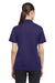 Under Armour 1370431 Womens Tech Moisture Wicking Short Sleeve Polo Shirt Purple Model Back