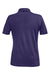 Under Armour 1370431 Womens Tech Moisture Wicking Short Sleeve Polo Shirt Purple Flat Back