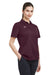 Under Armour 1370431 Womens Tech Moisture Wicking Short Sleeve Polo Shirt Maroon Model 3Q