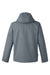 Under Armour 1371585 Mens Porter 2.0 Moisture Wicking 3-In-1 Full Zip Hooded Jacket Pitch Grey/Black Flat Back