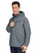 Under Armour 1371585 Mens Porter 2.0 Moisture Wicking 3-In-1 Full Zip Hooded Jacket Pitch Grey/Black Model 3Q