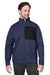 Under Armour 1371586 Mens ColdGear Infrared Shield 2.0 Windproof & Waterproof Full Zip Jacket Midnight Navy Blue Model Front