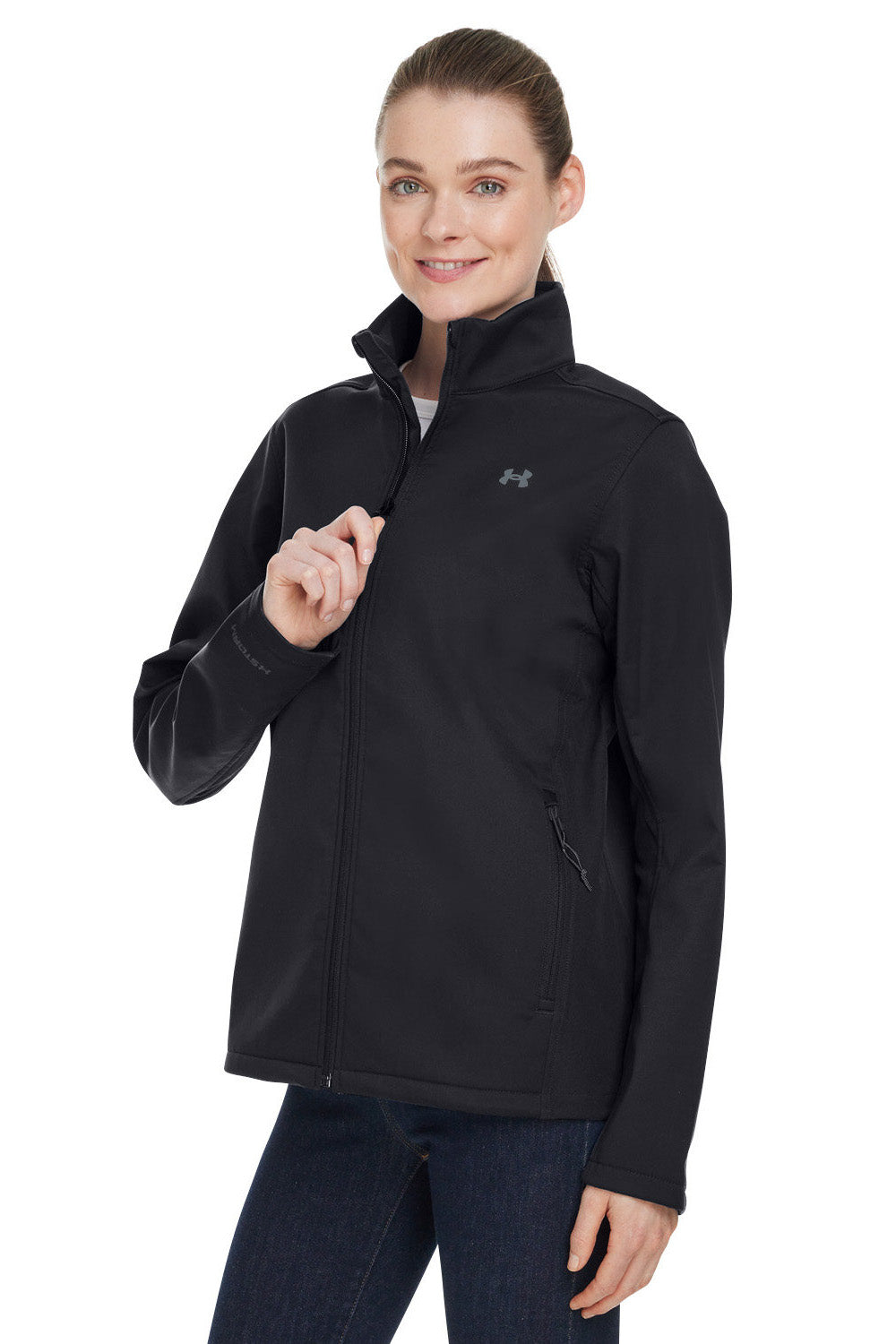Under Armour 1371594 Womens ColdGear Infrared Shield 2.0 Windproof & Waterproof Full Zip Jacket Black Model 3Q