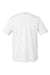 Under Armour 1376842 Mens Team Tech Moisture Wicking Short Sleeve Crewneck T-Shirt White Flat Back
