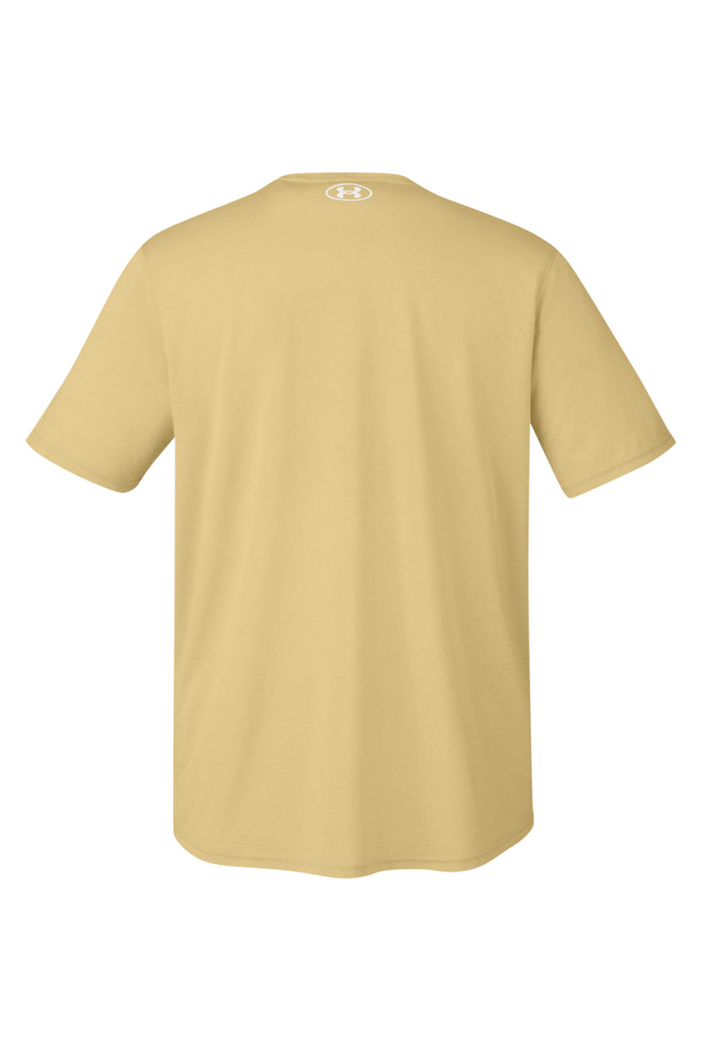 Under Armour 1376842 Mens Team Tech Moisture Wicking Short Sleeve Crewneck T-Shirt Vegas Gold Flat Back