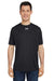 Under Armour 1376842 Mens Team Tech Moisture Wicking Short Sleeve Crewneck T-Shirt Black Model Front