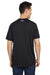 Under Armour 1376842 Mens Team Tech Moisture Wicking Short Sleeve Crewneck T-Shirt Black Model Back