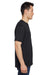 Under Armour 1376842 Mens Team Tech Moisture Wicking Short Sleeve Crewneck T-Shirt Black Model Side