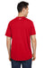 Under Armour 1376842 Mens Team Tech Moisture Wicking Short Sleeve Crewneck T-Shirt Red Model Back