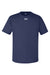 Under Armour 1376842 Mens Team Tech Moisture Wicking Short Sleeve Crewneck T-Shirt Midnight Navy Blue Flat Front