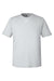 Under Armour 1376842 Mens Team Tech Moisture Wicking Short Sleeve Crewneck T-Shirt Heather Light Mod Grey Flat Front