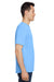 Under Armour 1376842 Mens Team Tech Moisture Wicking Short Sleeve Crewneck T-Shirt Carolina Blue Model Side