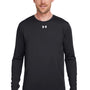 Under Armour Mens Team Tech Moisture Wicking Long Sleeve Crewneck T-Shirt - Black