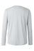 Under Armour 1376843 Mens Team Tech Moisture Wicking Long Sleeve Crewneck T-Shirt Mod Grey Flat Back