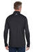 Under Armour 1376844 Mens Team Tech Moisture Wicking 1/4 Zip Sweatshirt Black Model Back