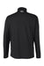 Under Armour 1376844 Mens Team Tech Moisture Wicking 1/4 Zip Sweatshirt Black Flat Back