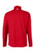 Under Armour 1376844 Mens Team Tech Moisture Wicking 1/4 Zip Sweatshirt Red Flat Back