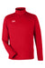 Under Armour 1376844 Mens Team Tech Moisture Wicking 1/4 Zip Sweatshirt Red Flat Front
